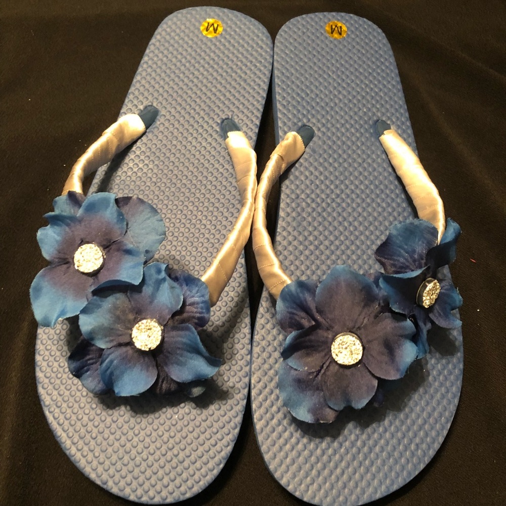 Embellished Flip Flops